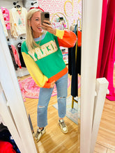 Load image into Gallery viewer, Merry Color Block Sweater
