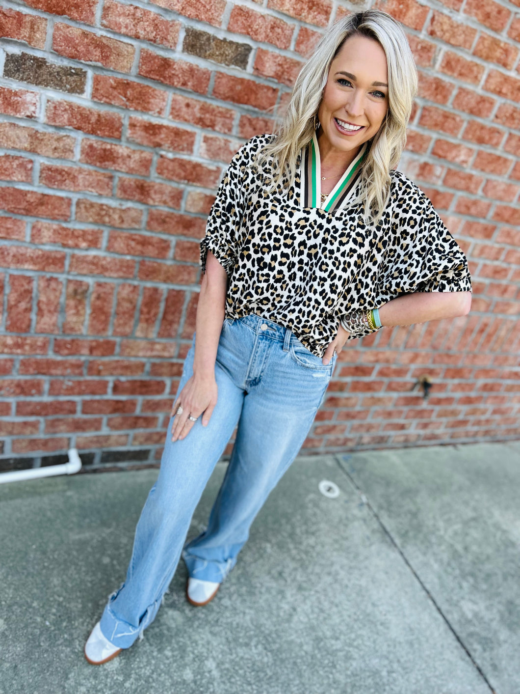 Stella Leopard Top