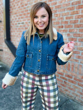 Load image into Gallery viewer, Montclair Fur Denim Jacket