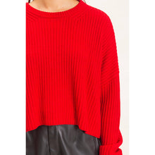 Load image into Gallery viewer, Oversized Cropped Sweater