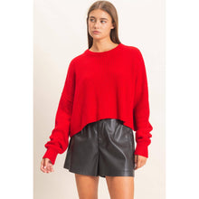 Load image into Gallery viewer, Oversized Cropped Sweater