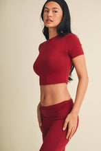 Load image into Gallery viewer, Soft Knit Jersey Crewneck Tee