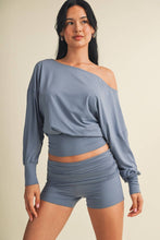 Load image into Gallery viewer, Soft Knit Off Shoulder Slouchy Top