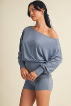 Load image into Gallery viewer, Soft Knit Off Shoulder Slouchy Top