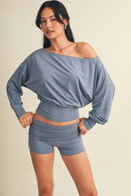 Load image into Gallery viewer, Soft Knit Off Shoulder Slouchy Top