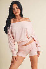 Load image into Gallery viewer, Soft Knit Off Shoulder Slouchy Top