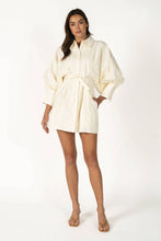 Load image into Gallery viewer, Balloon Sleeve Shirt Dress w/ Waist Tie REMI245