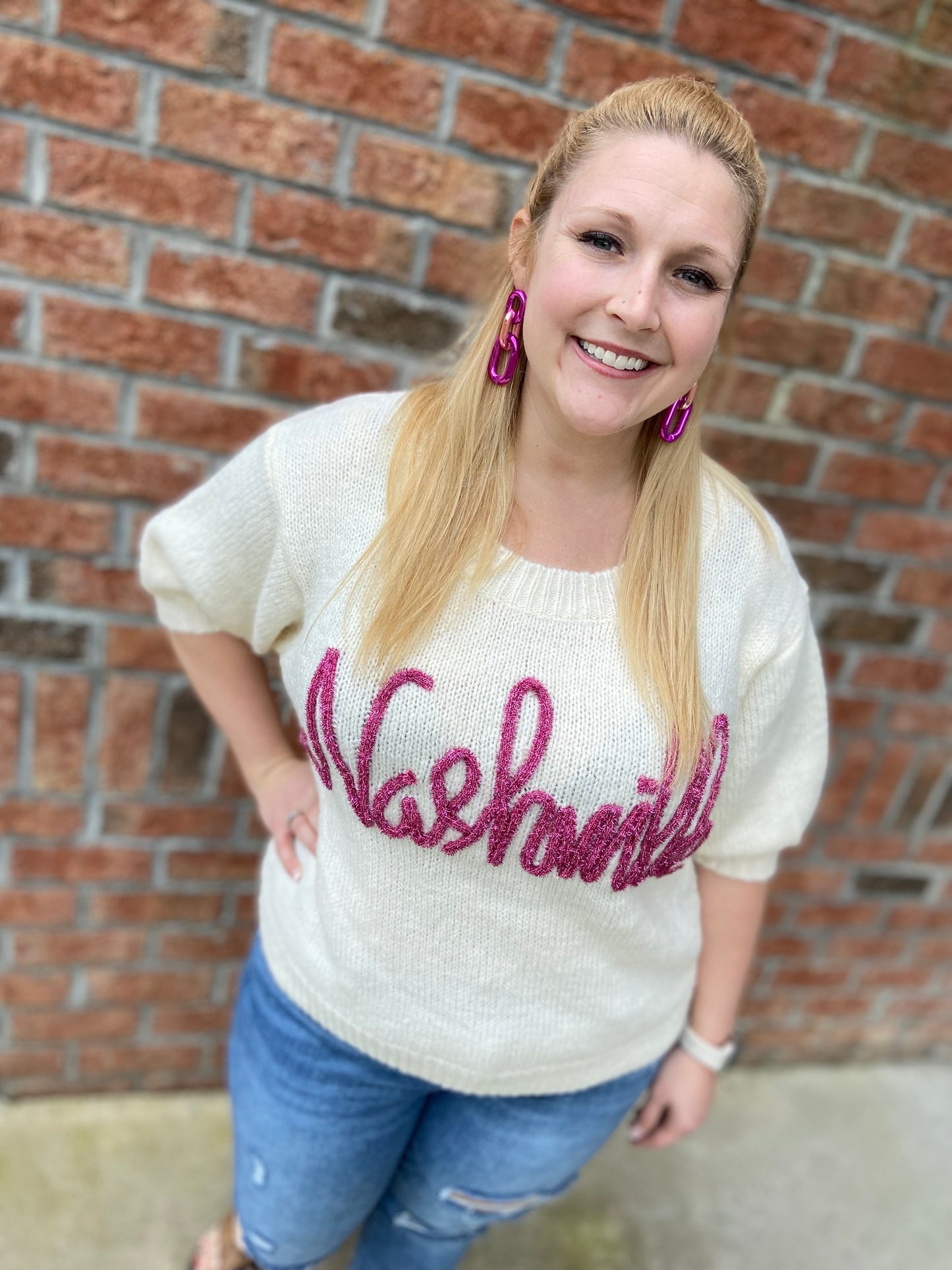 Nashville Tinsel Sweater/Top