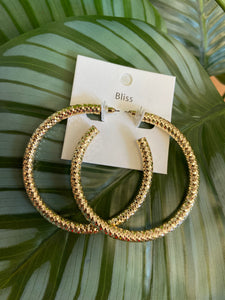 Ray Gold Hoops