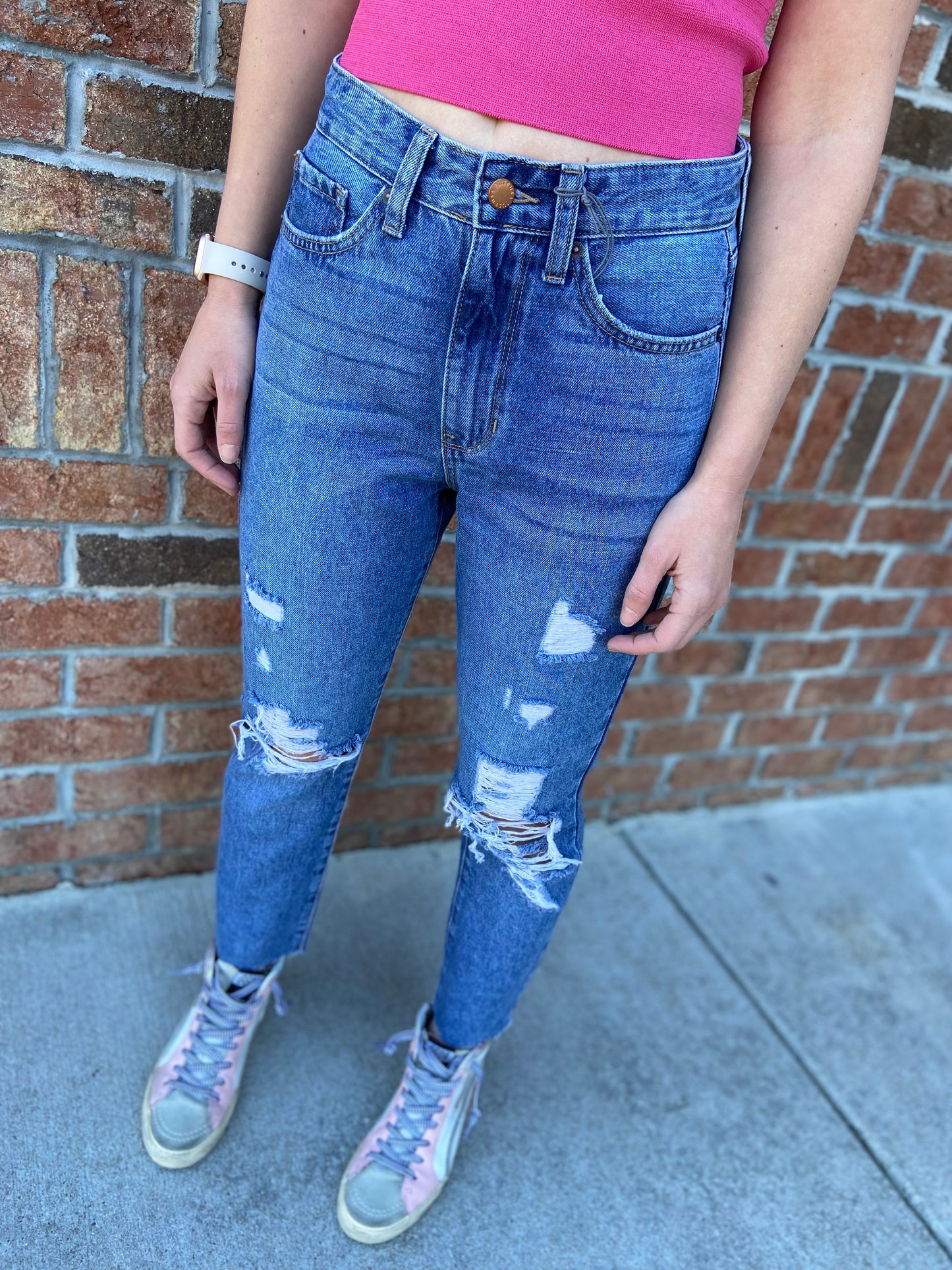 Avery Mom Jeans