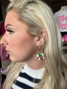 Livy Enamel Elephant Earrings